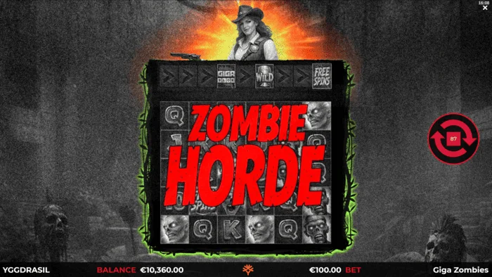 Giga Zombies - zombilauma rullilla